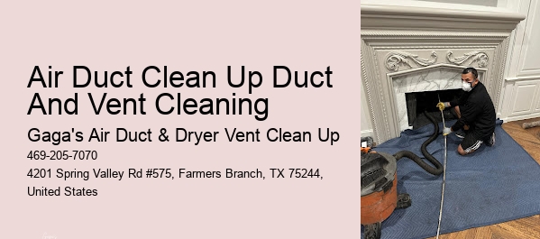 Air Duct Clean Up Duct And Vent Cleaning