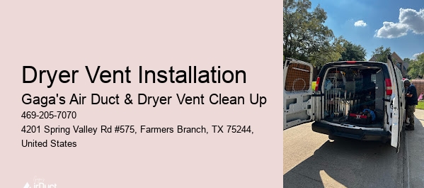 Dryer Vent Installation