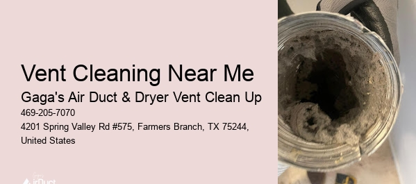 Vent Cleaning Near Me